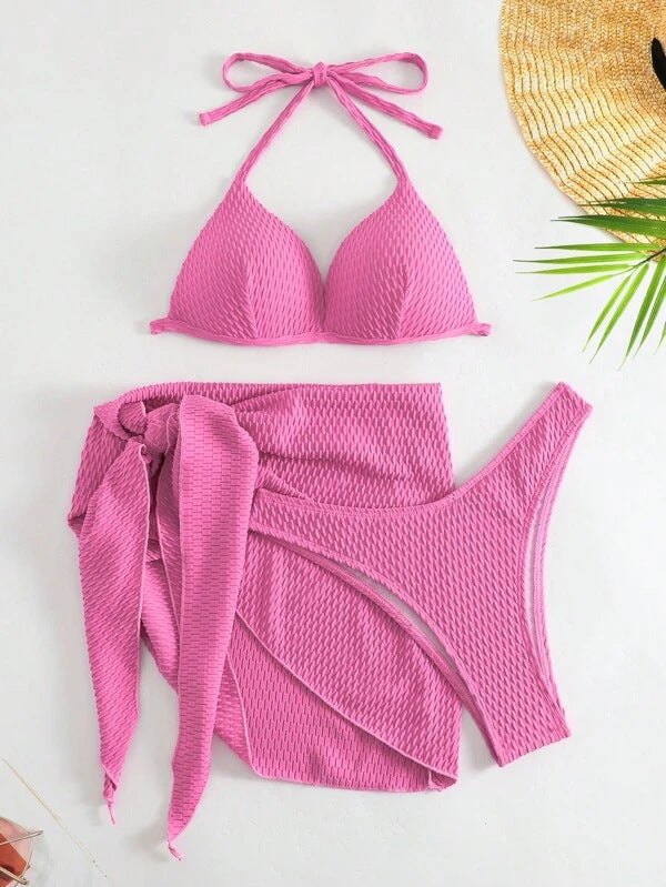 Sexy Split Three Piece Swimsuit