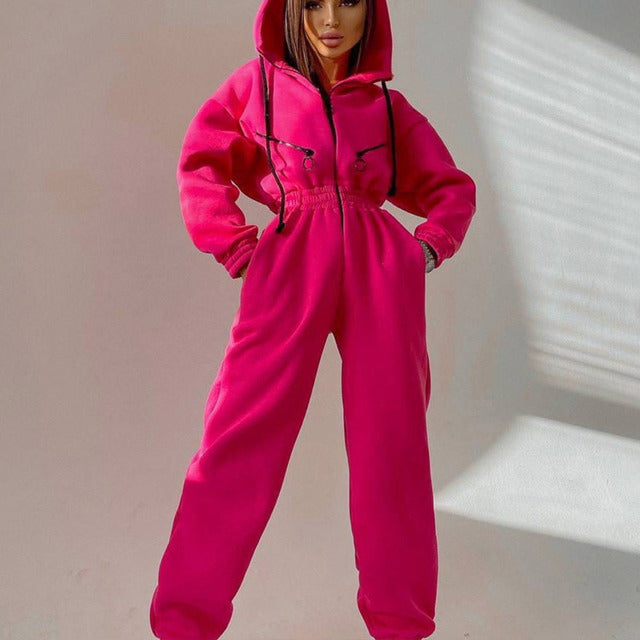 Basic Hoodie Two Piece Set