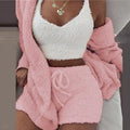 3 Piece Plush Loungewear
