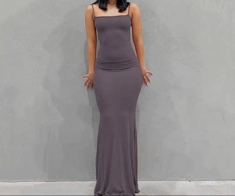 Sleeveless Backless Sexy Maxi Dress