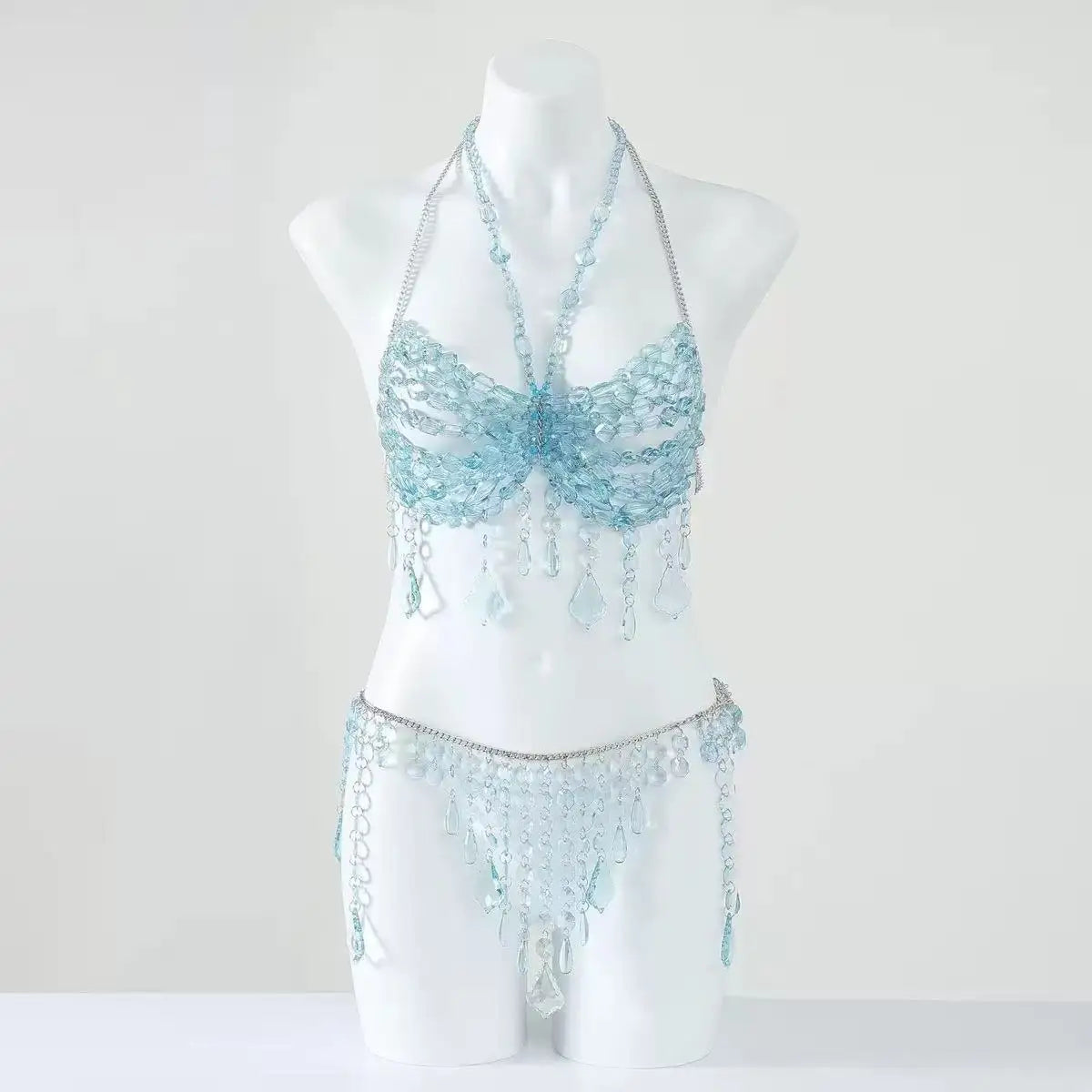 Beaded Bikini Bra Top