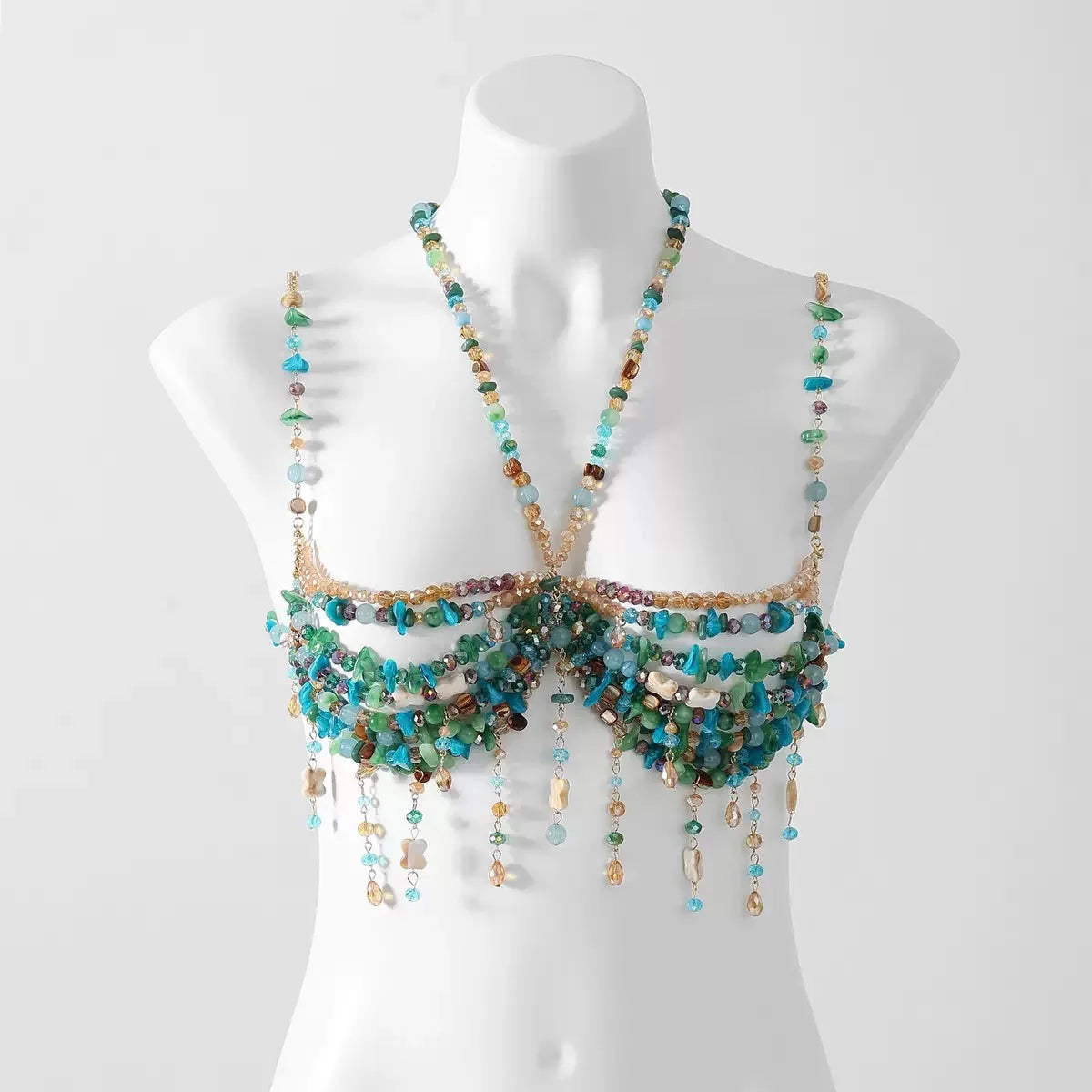 Beaded Bikini Bra Top