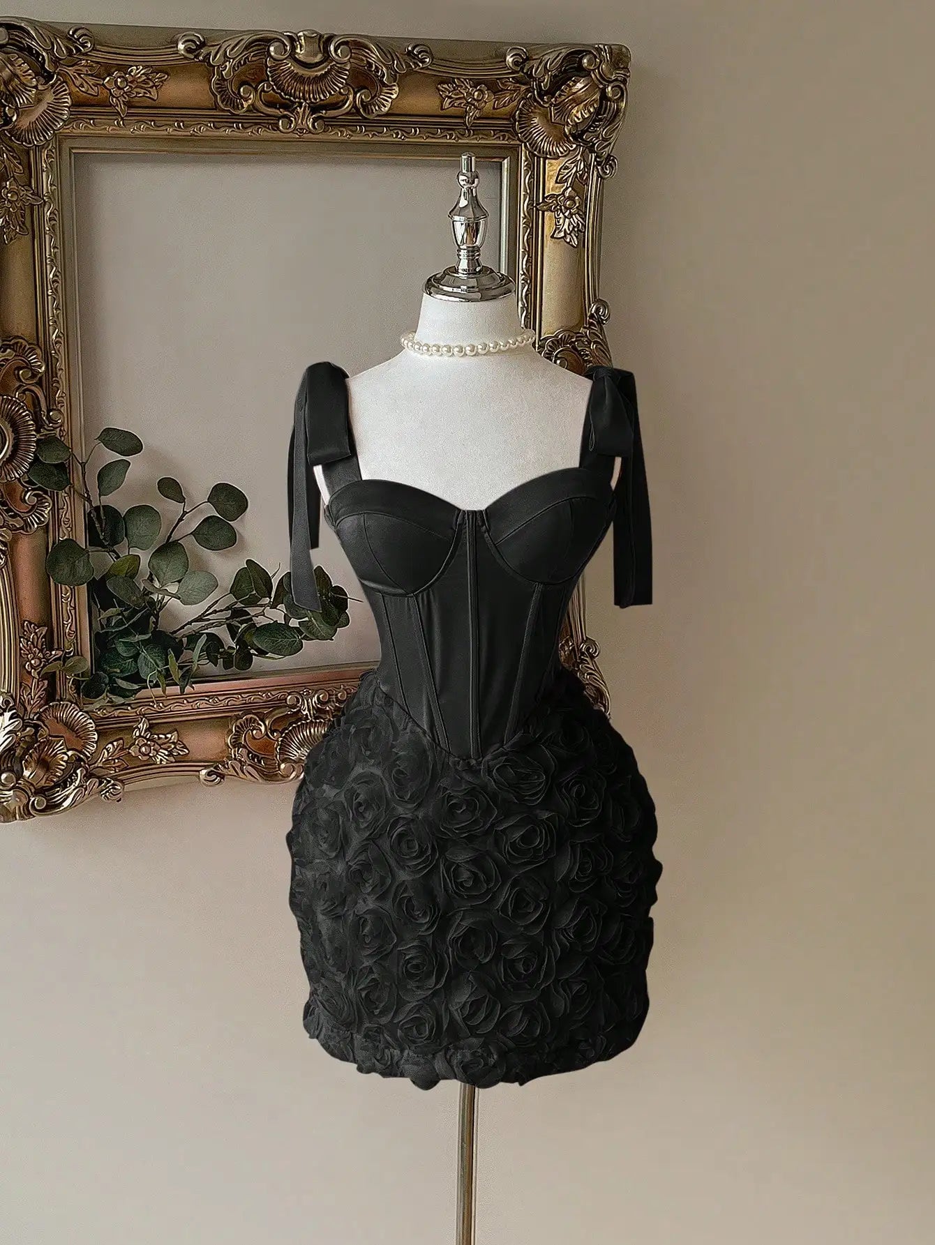 Floral Three-Dimensional Dress