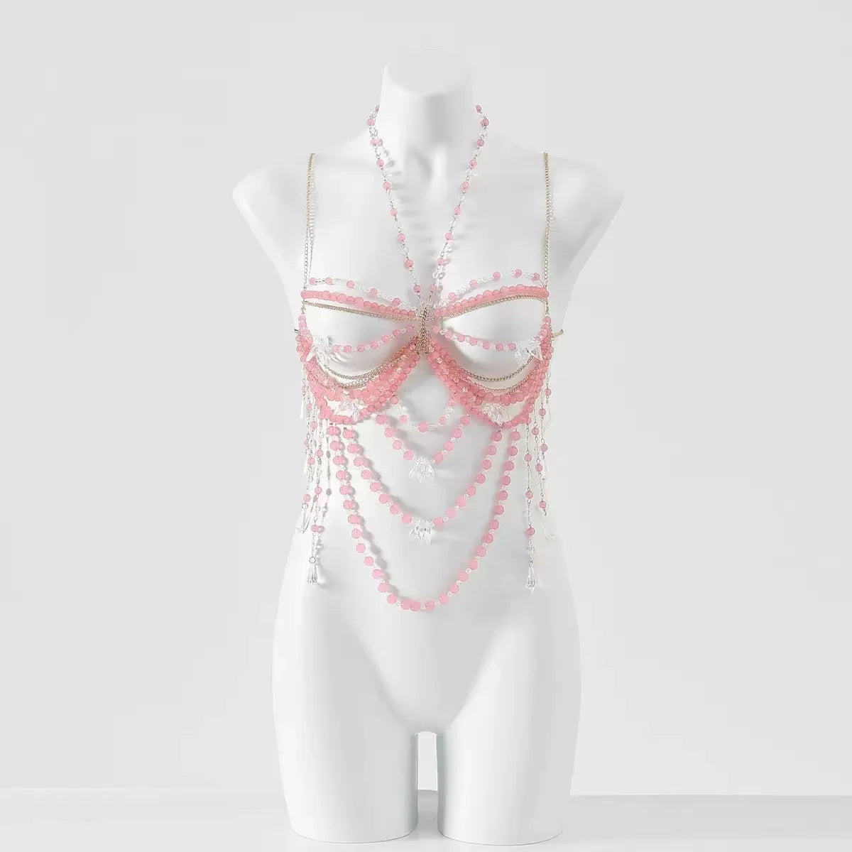 Beaded Bikini Bra Top