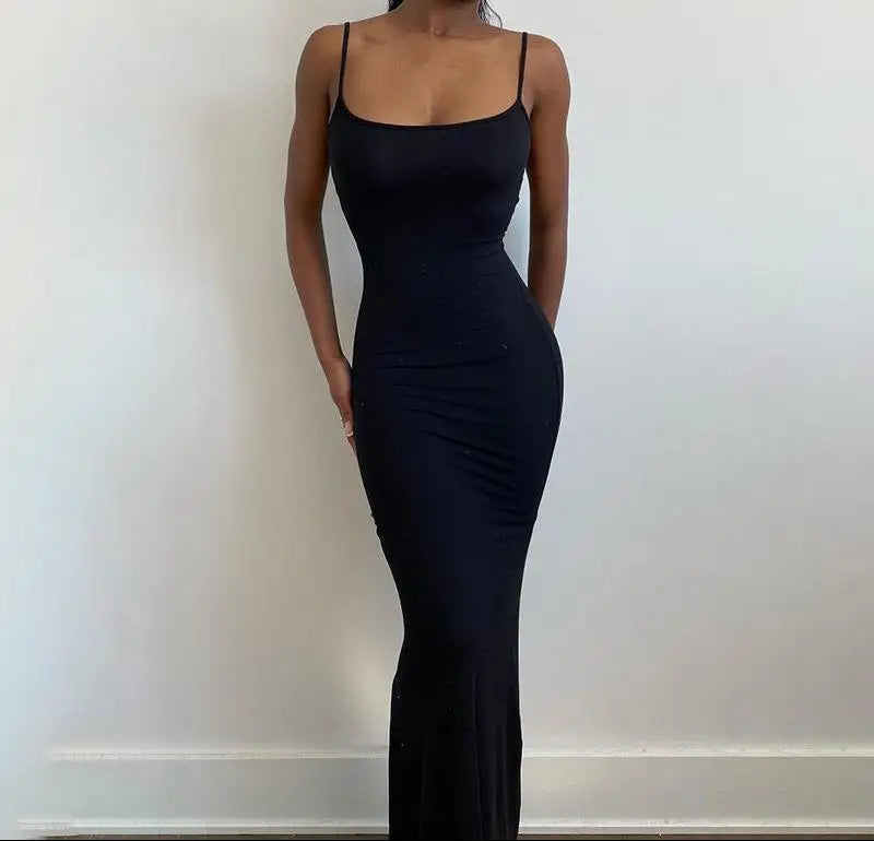 Sleeveless Backless Sexy Maxi Dress