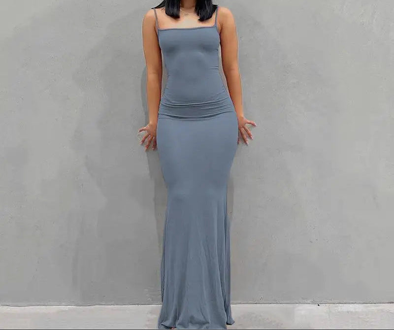 Sleeveless Backless Sexy Maxi Dress