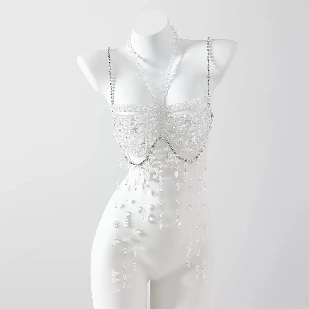 Beaded Bikini Bra Top