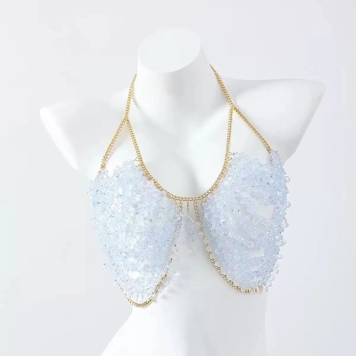 Beaded Bikini Bra Top