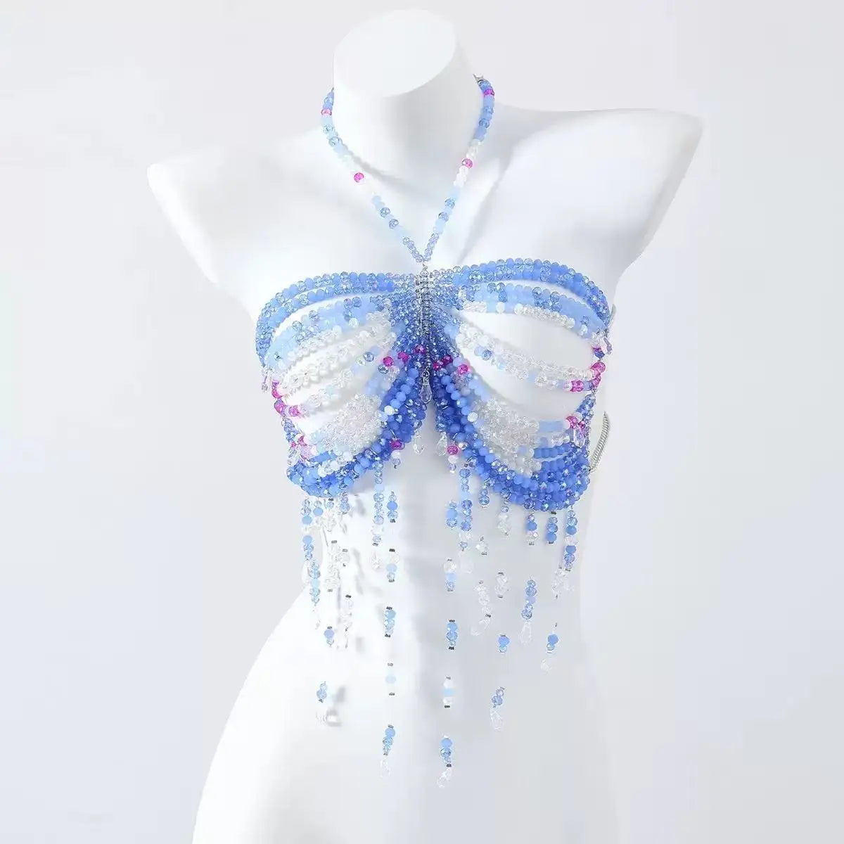 Beaded Bikini Bra Top