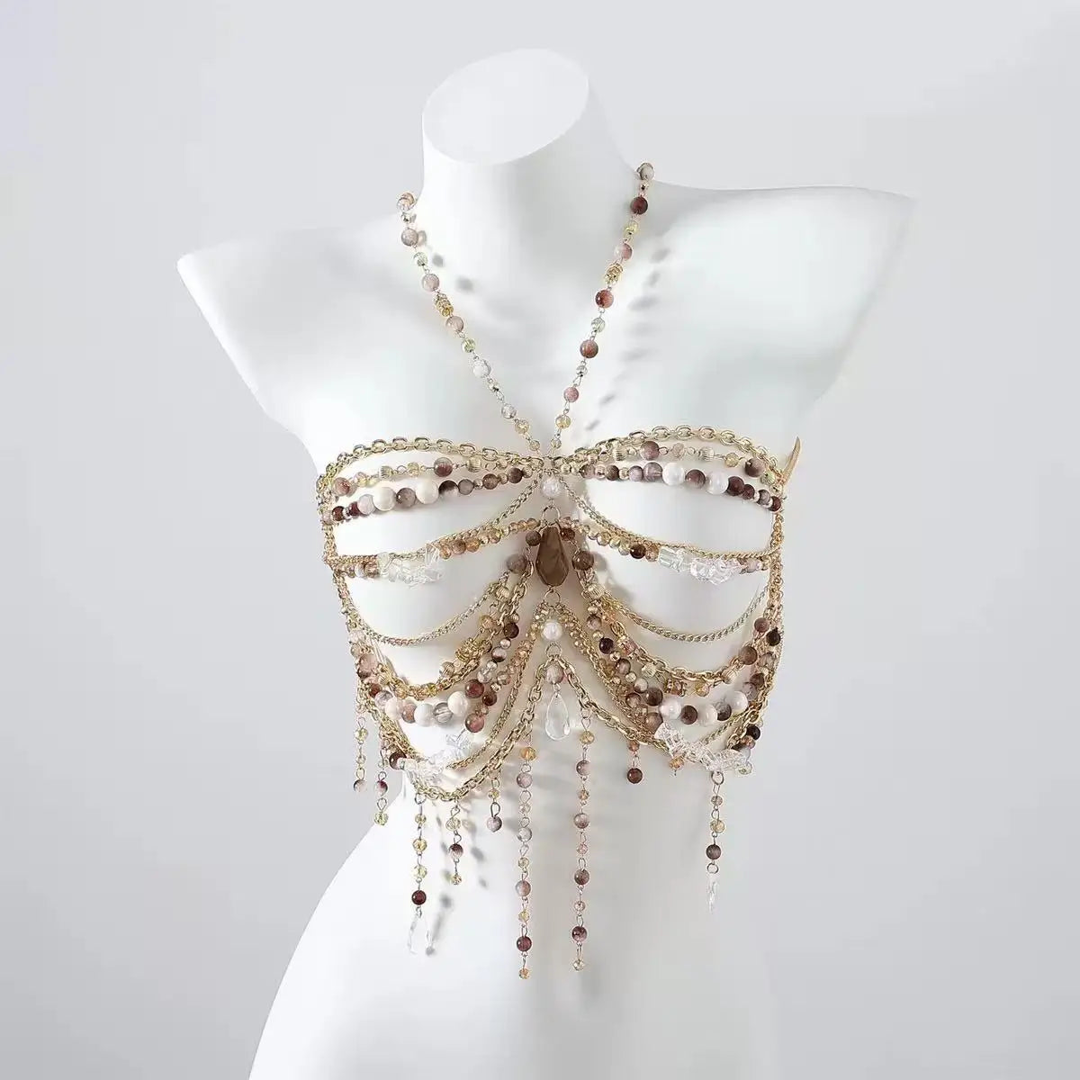 Beaded Bikini Bra Top