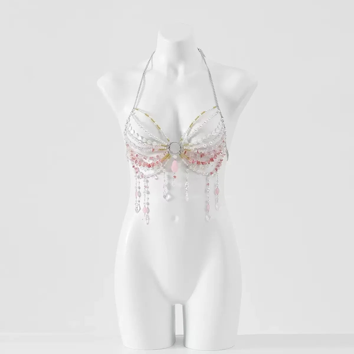 Beaded Bikini Bra Top