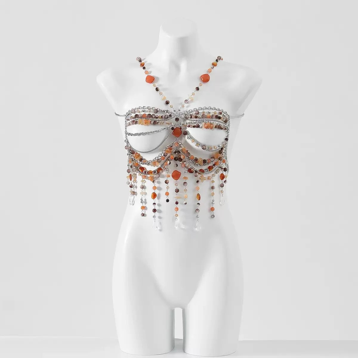 Beaded Bikini Bra Top