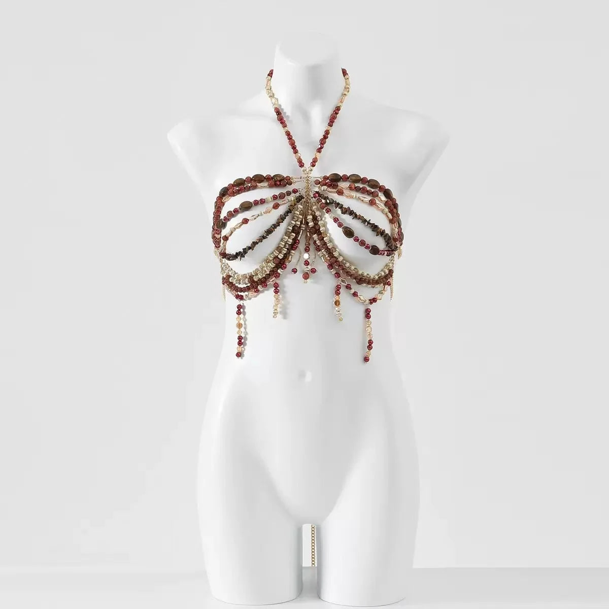 Beaded Bikini Bra Top
