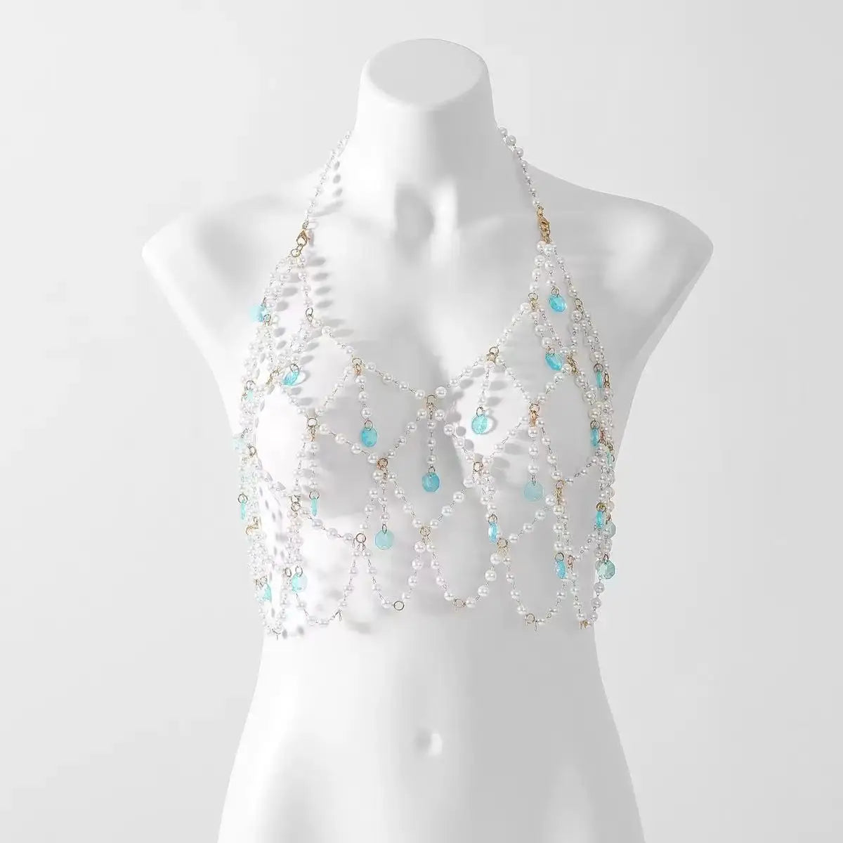 Beaded Bikini Bra Top