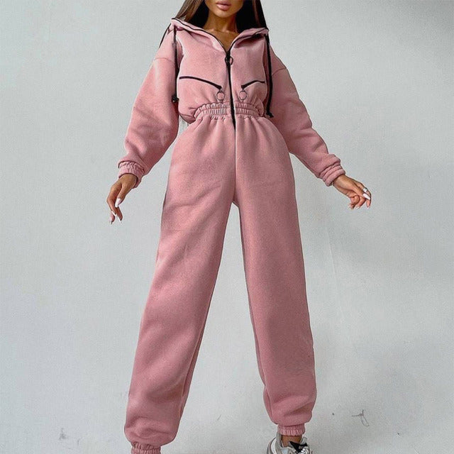 Basic Hoodie Two Piece Set